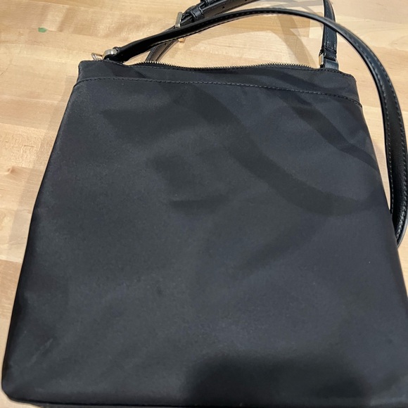 KATE SPADE BRAND NEW CROSSBODY PURSE BLACK SATIN ADORABLE - Picture 2 of 7